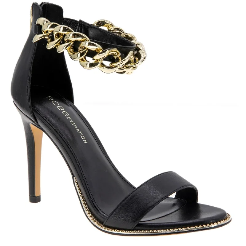 Modern Footwear BCBGeneration Womens Jadia Chain Open Toe Heels