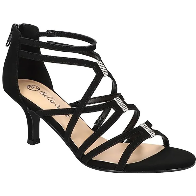 Cushion Comfort Shoes Bella Vita Womens Karlette Faux Suede Slip On Strappy Sandals