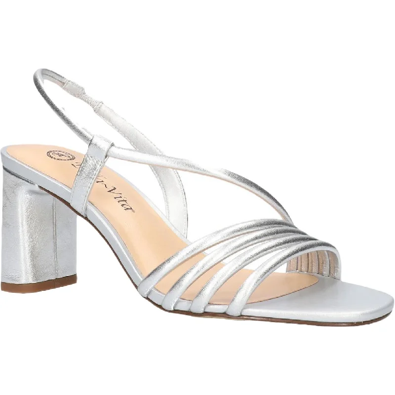 Minimalist Shoes Bella Vita Womens Zariah Leather Slingback Dress Sandals