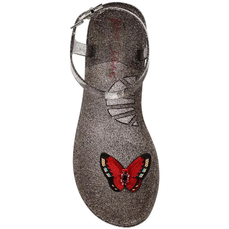 Affordable Loafers Betsey Johnson Womens Tabby Flat Jelly Sandals