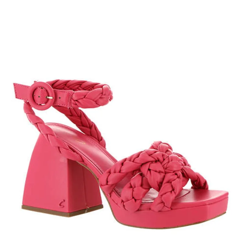 Modern Footwear Circus by Sam Edelman Womens Mable Faux Leather Strappy Platform Sandals