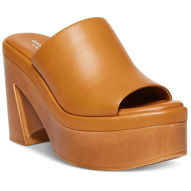 Air Cushion Sneakers Cool Planet by Steve Madden Womens Walnut Faux Leather Heels Platform Sandals Air Cushion Sneakers Cool Planet by Steve Madden Womens Walnut Faux Leather Heels Platform Sandals