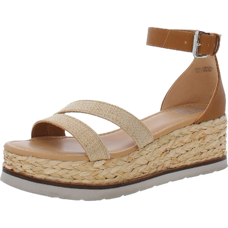 Soft Sneakers Dolce Vita Womens Breanne Faux Leather Ankle Strap Espadrilles