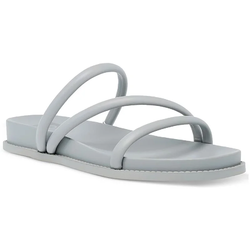Affordable Boots DV By Dolce Vita Womens Cortez Faux Leather Slides Strappy Sandals