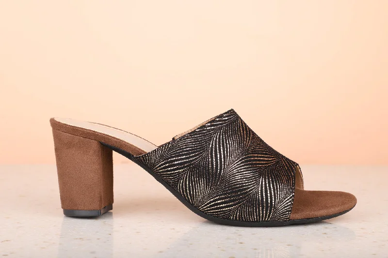 Cushion Comfort Shoes Women Antique Embellished Party Block Heels