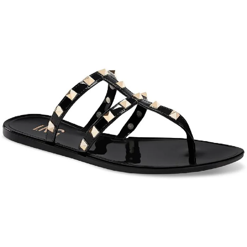 Memory Foam Shoes INC Womens Ellie Rubber Thong Flip-Flops