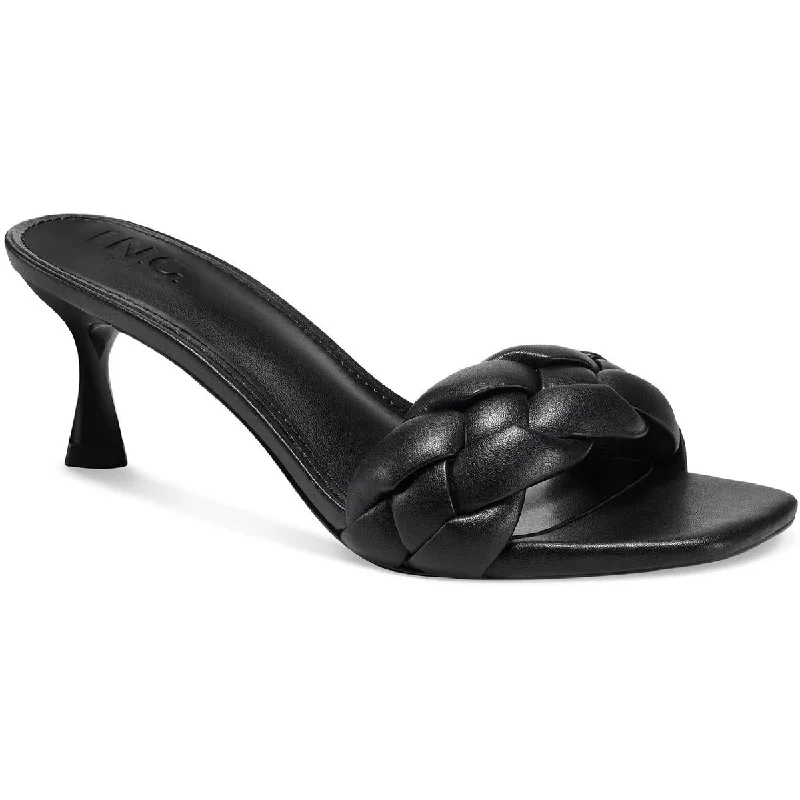 Arch Support Shoes INC Womens Parker Faux Leather Braided Dress Sandals