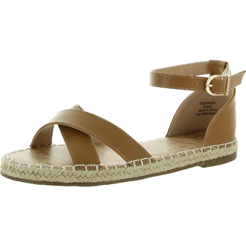 Eco-Friendly Footwear Journee Collection Womens 004230 Faux Leather Open Toe Ankle Strap