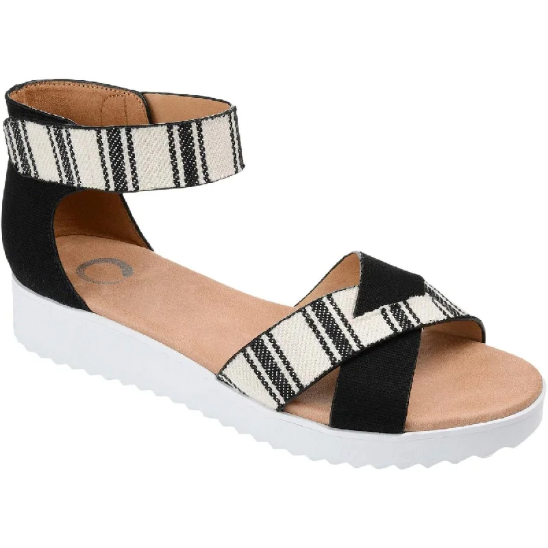 Shock Absorption Shoes Journee Collection Womens Java Strappy Slide On Wedge Sandals Shock Absorption Shoes Journee Collection Womens Java Strappy Slide On Wedge Sandals