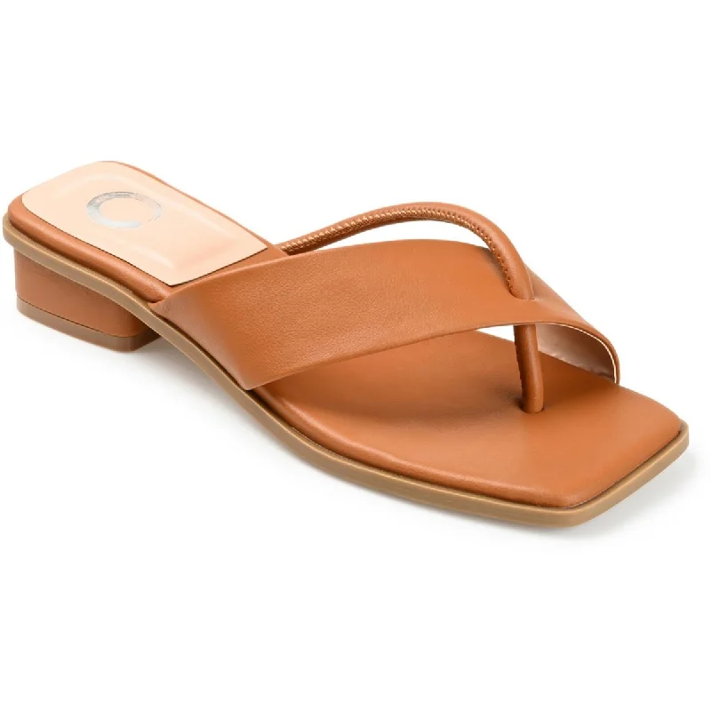 Flexible Sole Shoes Journee Collection Womens Mina  Laceless Slip On Heels