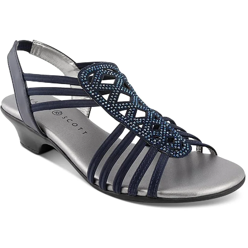 Lightweight Sneakers Karen Scott Womens Ellya Embellished Dressy Slingback Sandals