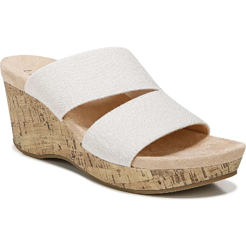 Premium Sneakers LifeStride Womens Divine Slip On Open Toe Wedge Sandals