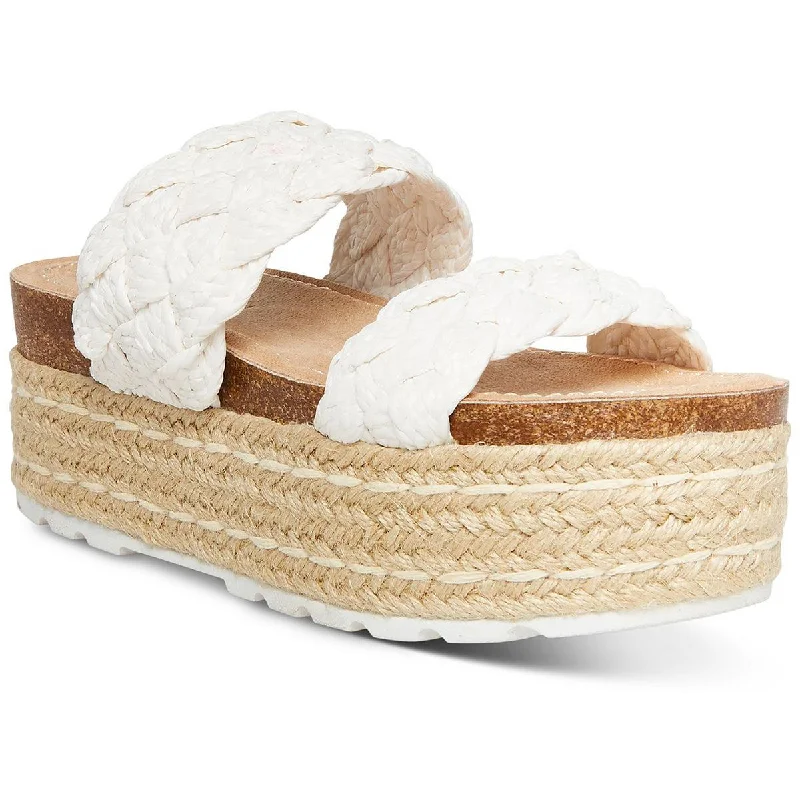 Fashion Comfort Shoes Madden Girl Womens Pretty Slides Padded Insole Espadrilles