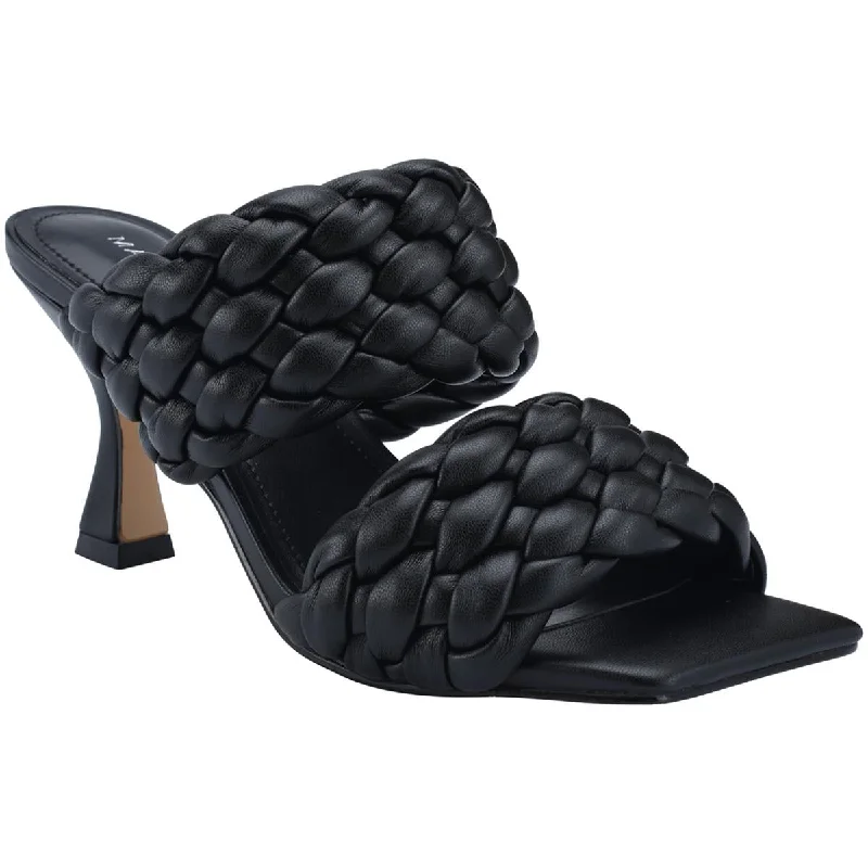 Sporty Sneakers Marc Fisher Womens Toree Faux Leather Dressy Slide Sandals