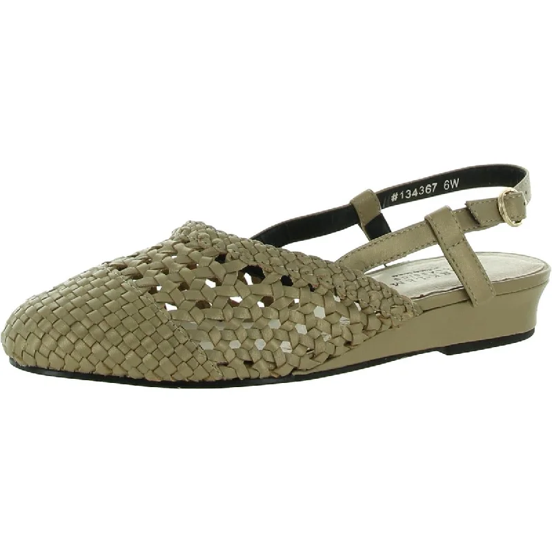Chic Walking Shoes Mark Lemp by Walking Cradles Womens JESSY Leather Ankle Strap Wedge Sandals Chic Walking Shoes Mark Lemp by Walking Cradles Womens JESSY Leather Ankle Strap Wedge Sandals