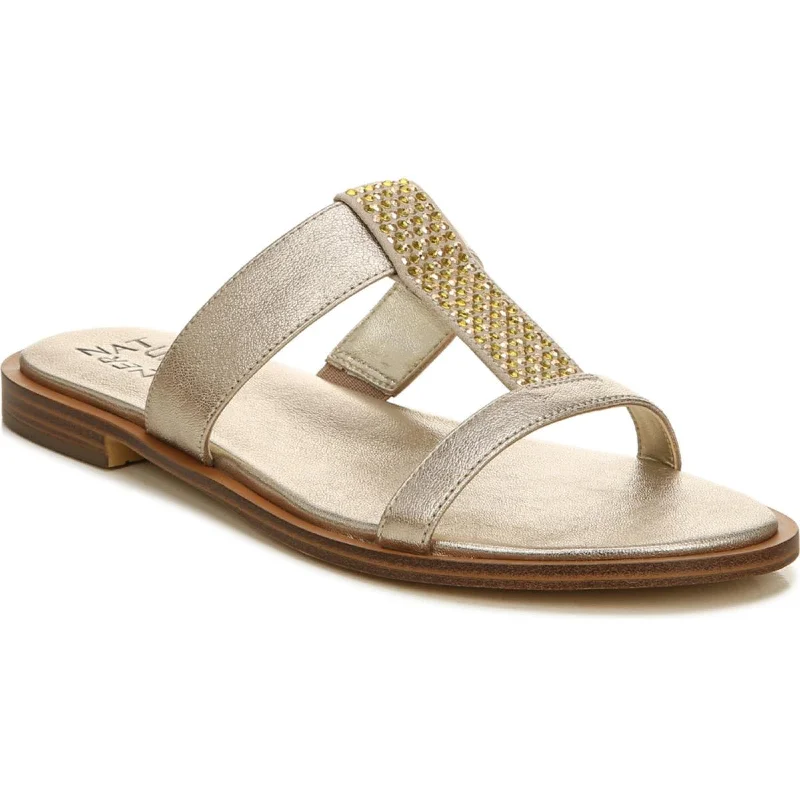 Comfortable Slip-Ons Naturalizer Womens Farica Embellished Slide Sandals