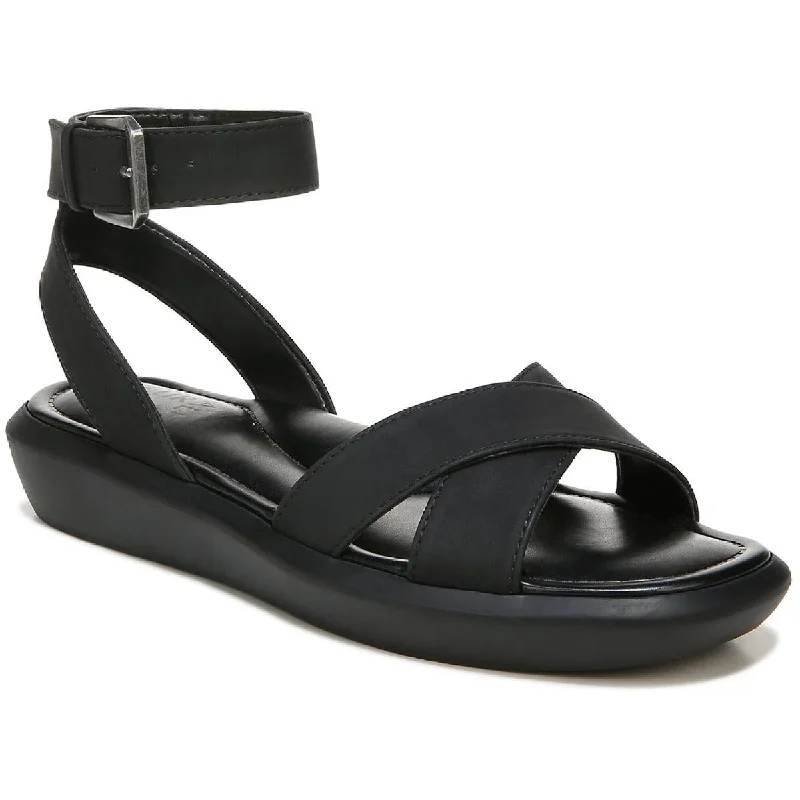 Flexible Sneakers Naturalizer Womens Jamila Faux Leather Ankle Strap Wedge Sandals