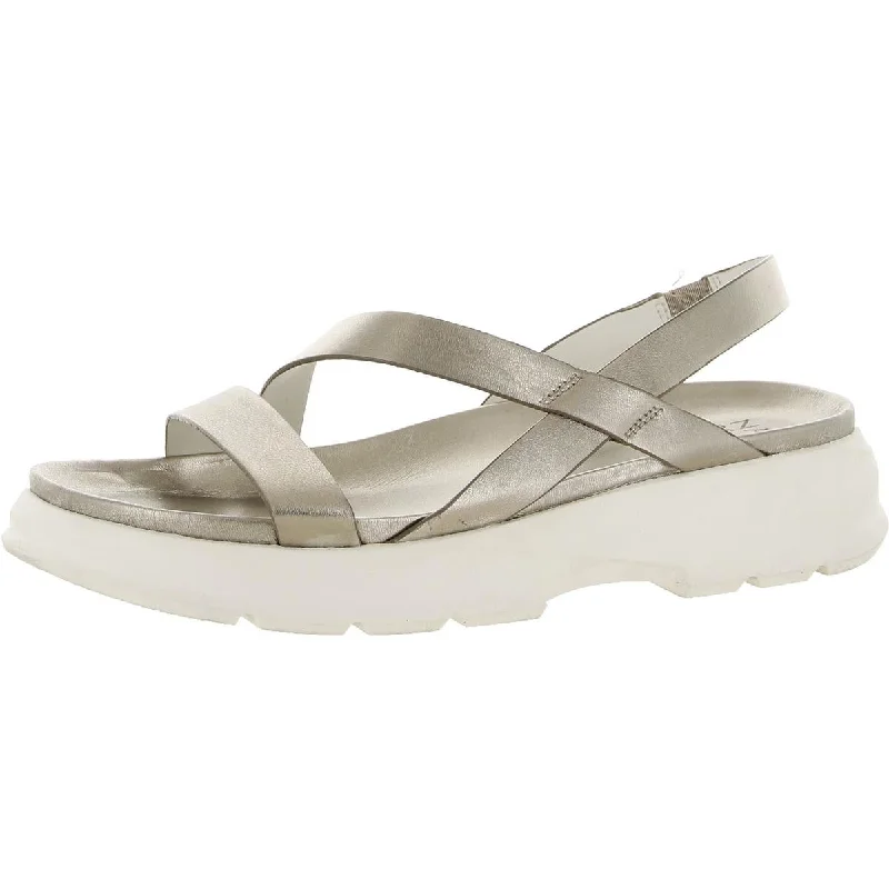Air Cushion Sneakers Naturalizer Womens Jubalee Faux Leather Slip On Slingback Sandals