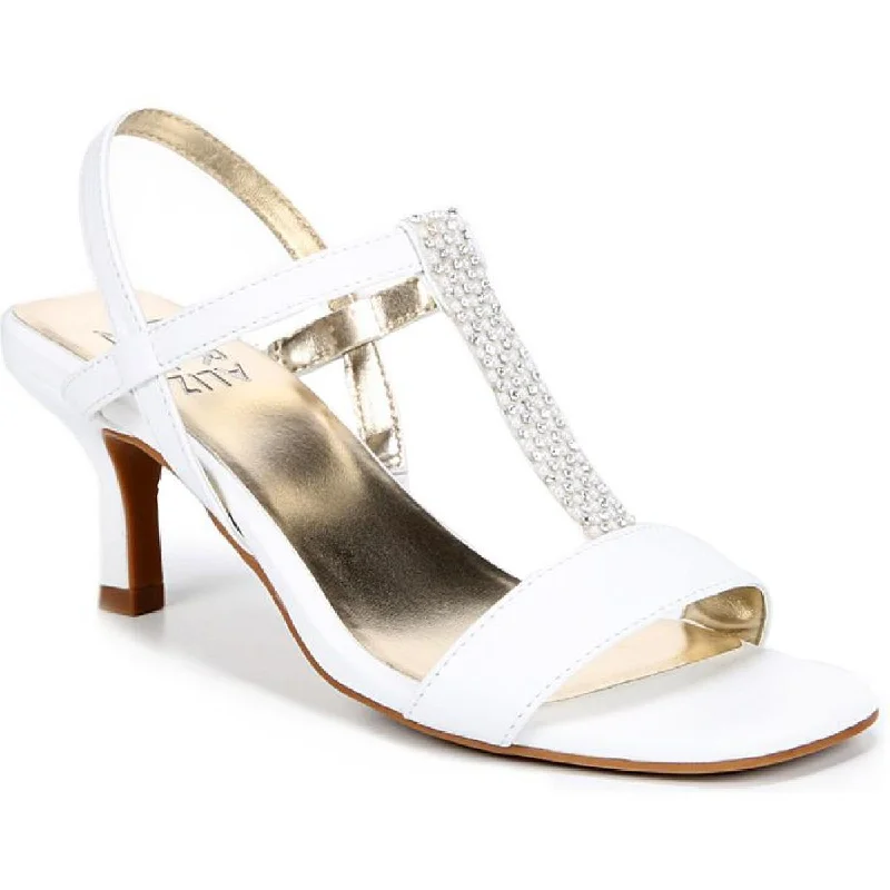 Affordable Sneakers Naturalizer Womens Skylar Leather Ankle Strap Heels