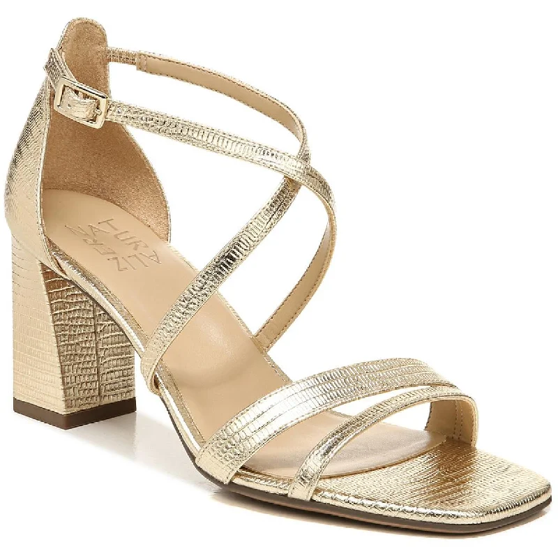 Smooth Leather Shoes Naturalizer Womens Tiff Block Heel Dress Sandals