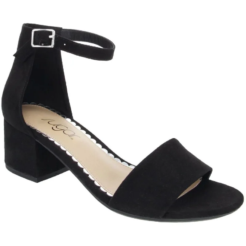 High-Quality Footwear Sugar Womens Noelle Ankle Strap Heel Sandals