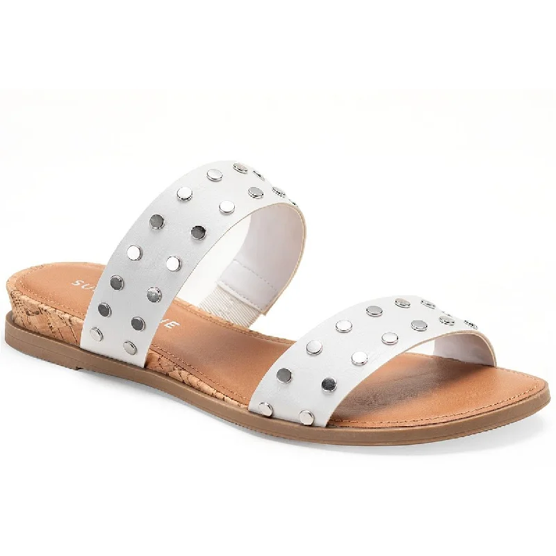 Breathable Shoes Sun + Stone Womens Easten  Comfort Insole Flats Wedge Sandals
