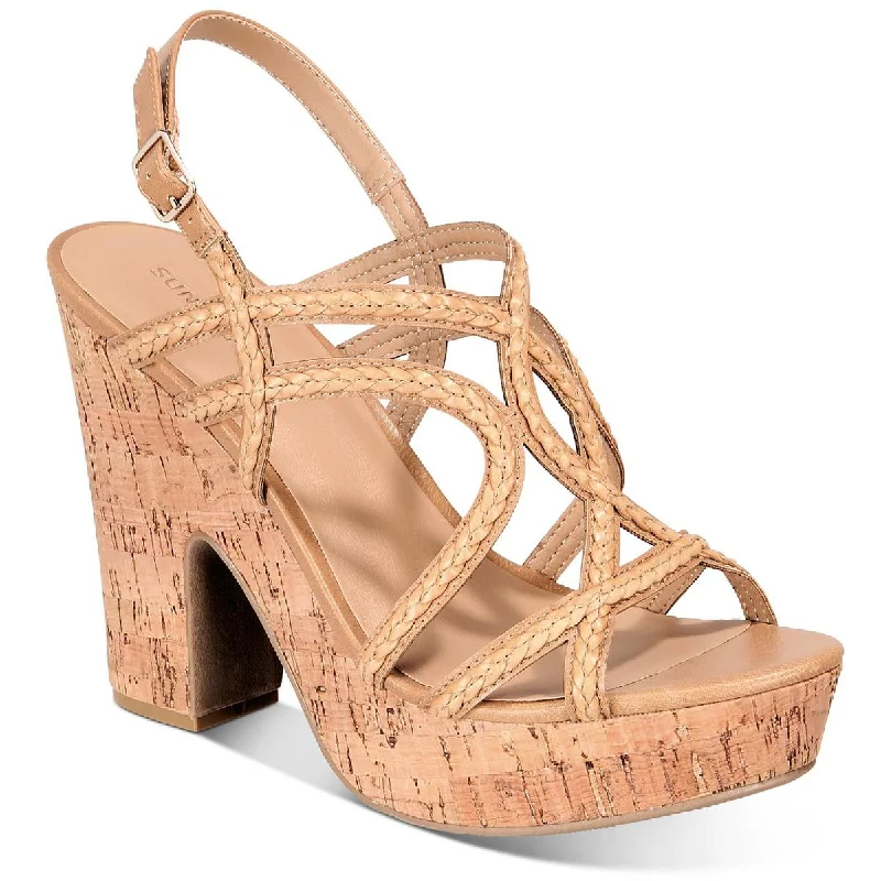 Padded Insole Shoes Sun + Stone Womens Nadiya Cork Platform Sandals