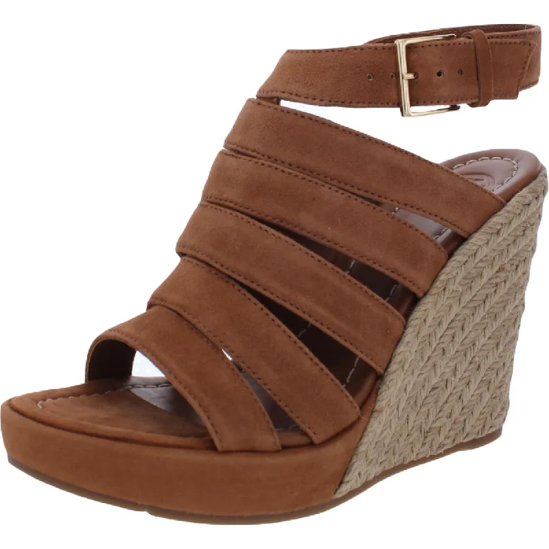 Affordable Boots Tory Burch Womens Bailey Leather Gladiator Wedge Sandals