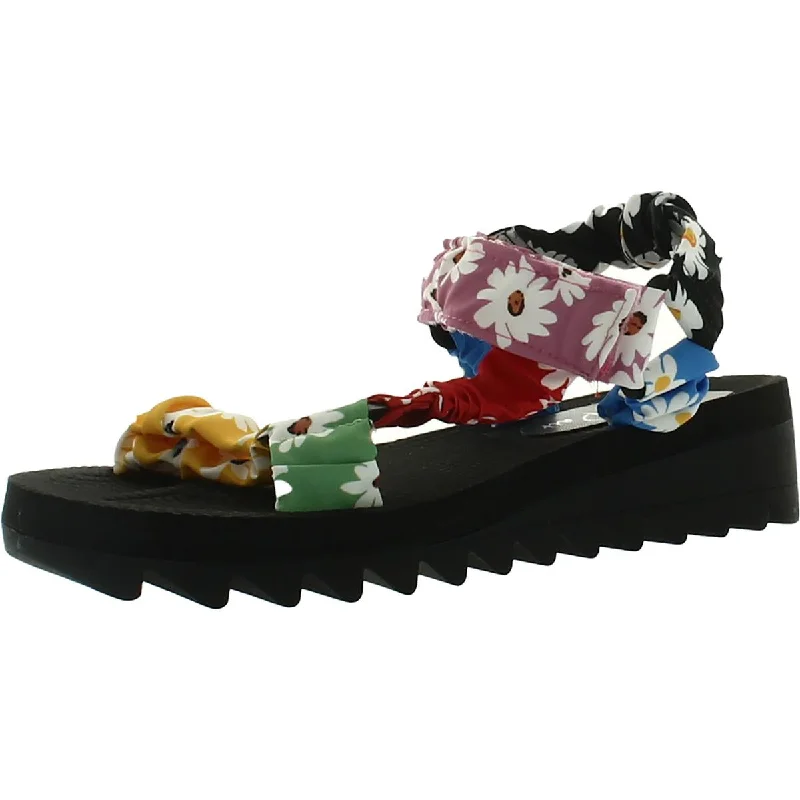 Slip-On Shoes Wild Pair Womens Kendie Comfort Sole Ankle Strap Wedge Sandals