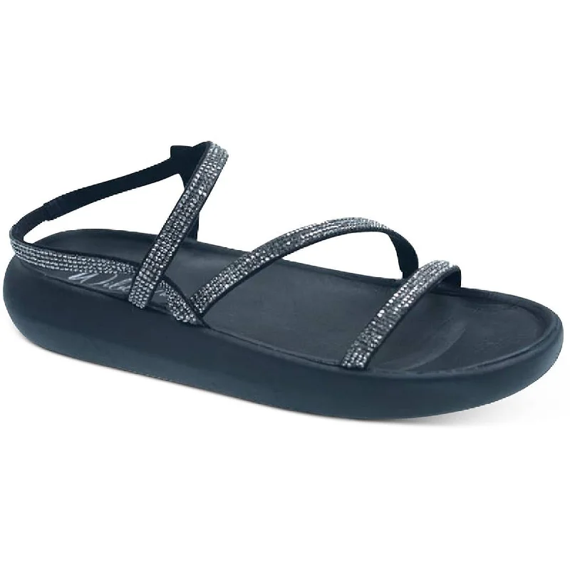 Water-Resistant Sneakers Wild Pair Womens Prudence Faux Leather Slide Sandals