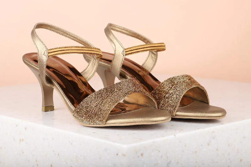 Summer Sneakers Women Antique Toned Kitten Sandals