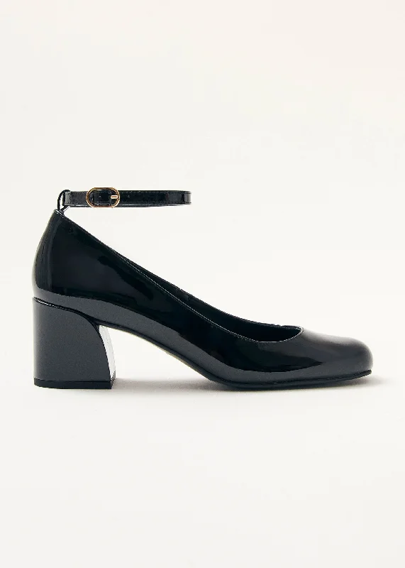 Padded Insole Shoes Antoine Onix Black Leather Pumps