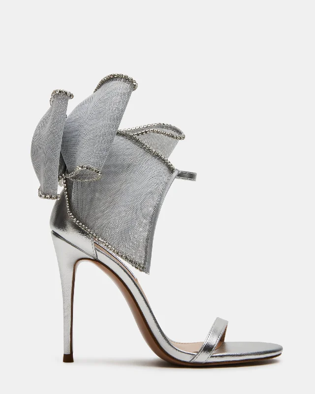 Trendy Sneakers BENNI SILVER RHINESTONES