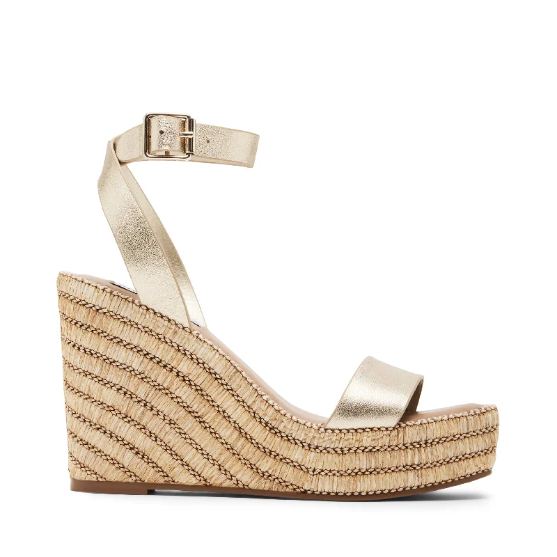 Comfortable Boots Cassie Sandal GOLD LEATHER