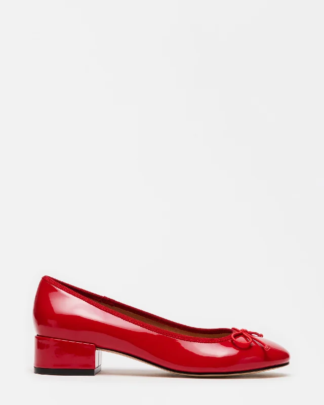 Flexible Fit Shoes CHERISH RED PATENT