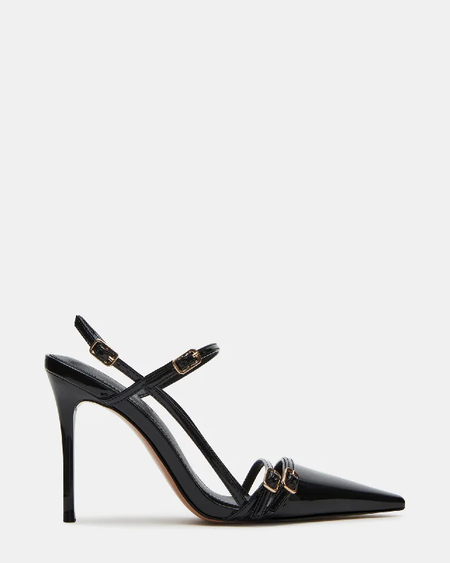Plush Footwear DEAGAN BLACK PATENT