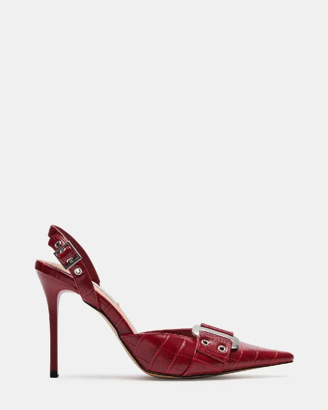 Air Cushion Sneakers DILLON RED CROCODILE