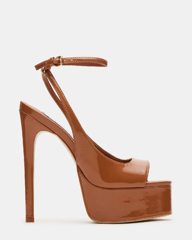 Chic Footwear GLOSS CAMEL PATENT