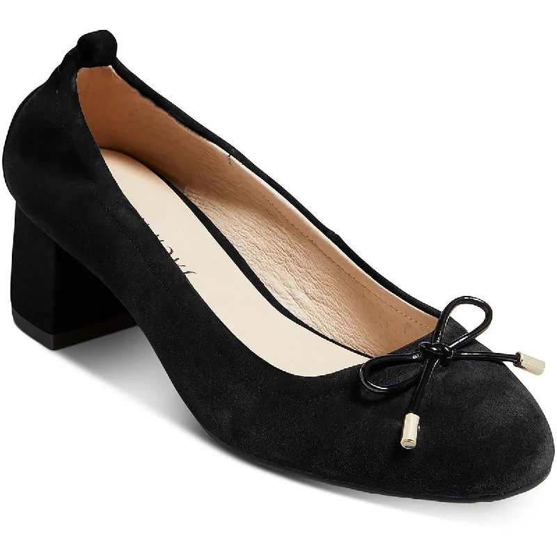 Trendy Sneakers Jack Rogers Womens Miranda Suede Ballet Block Heels