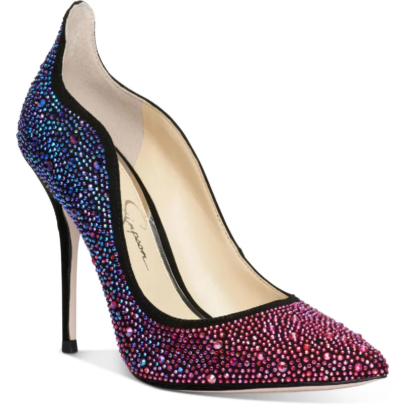 Versatile Shoes Jessica Simpson Womens Wayva Rhinestone Heels