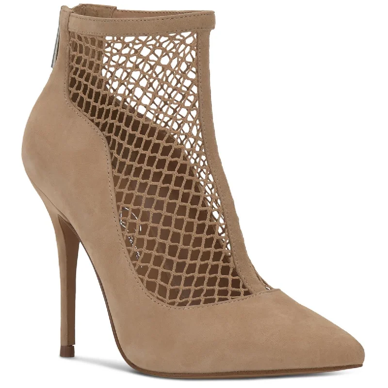 Ergonomic Shoes Jessica Simpson Womens Wicasa Zipper Suede Pumps