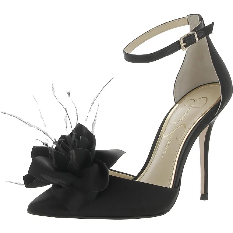 Daily Sneakers Jessica Simpson Womens WINLYN Comfort Insole Pointed Toe Ankle Strap