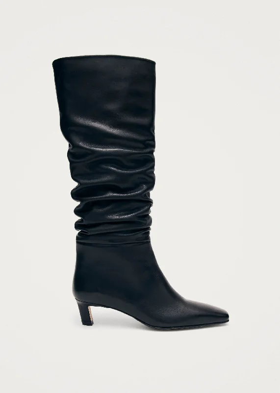 Smart Casual Shoes Kalila Black Leather Boots