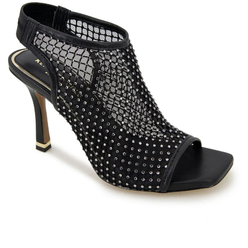 Water-Resistant Sneakers Kenneth Cole New York Womens Hayley Rhinestone Mesh Slingback Heels