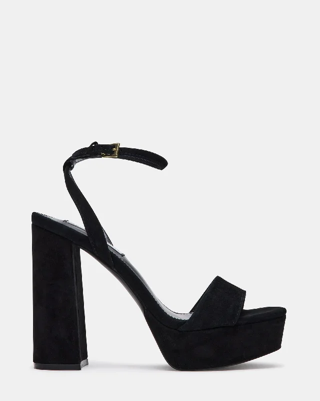 Daily Sneakers LESSA BLACK SUEDE