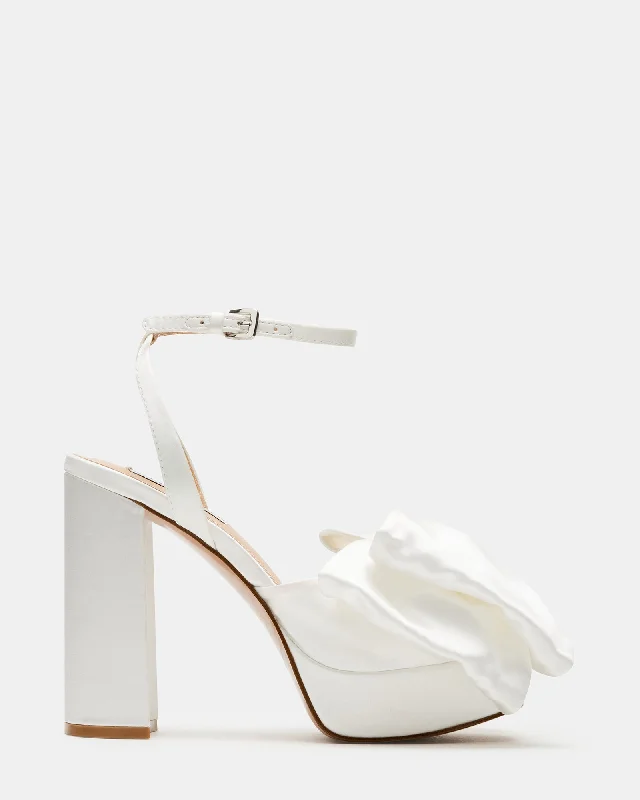 Breathable Loafers LIVELY WHITE SATIN