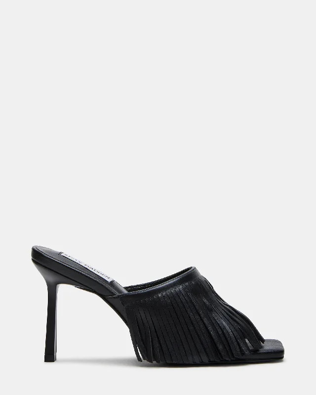 Durable Sneakers MORINA BLACK LEATHER