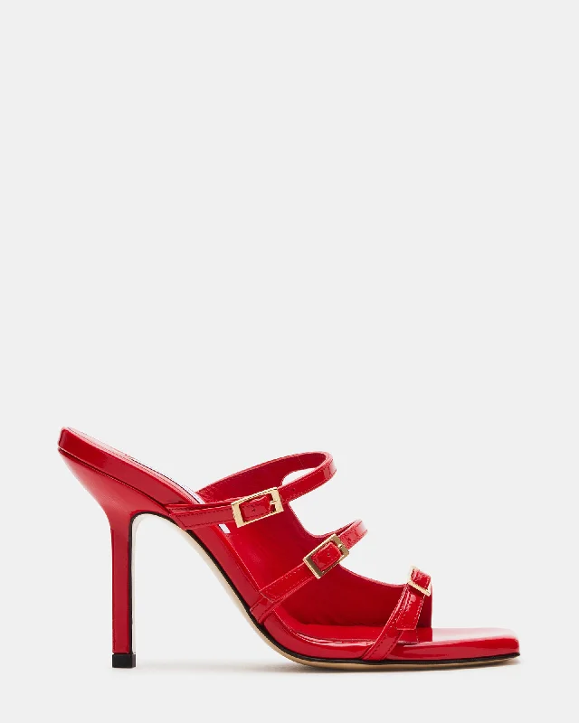 Budget-Friendly Shoes OPULENT RED LEATHER