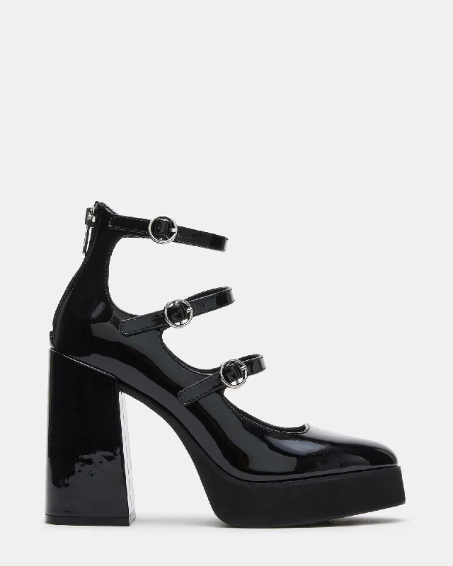 Ergonomic Shoes QUAD BLACK PATENT