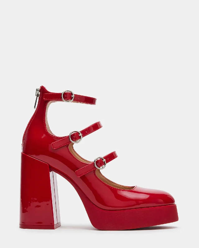 Urban Casual Shoes QUAD RED PATENT